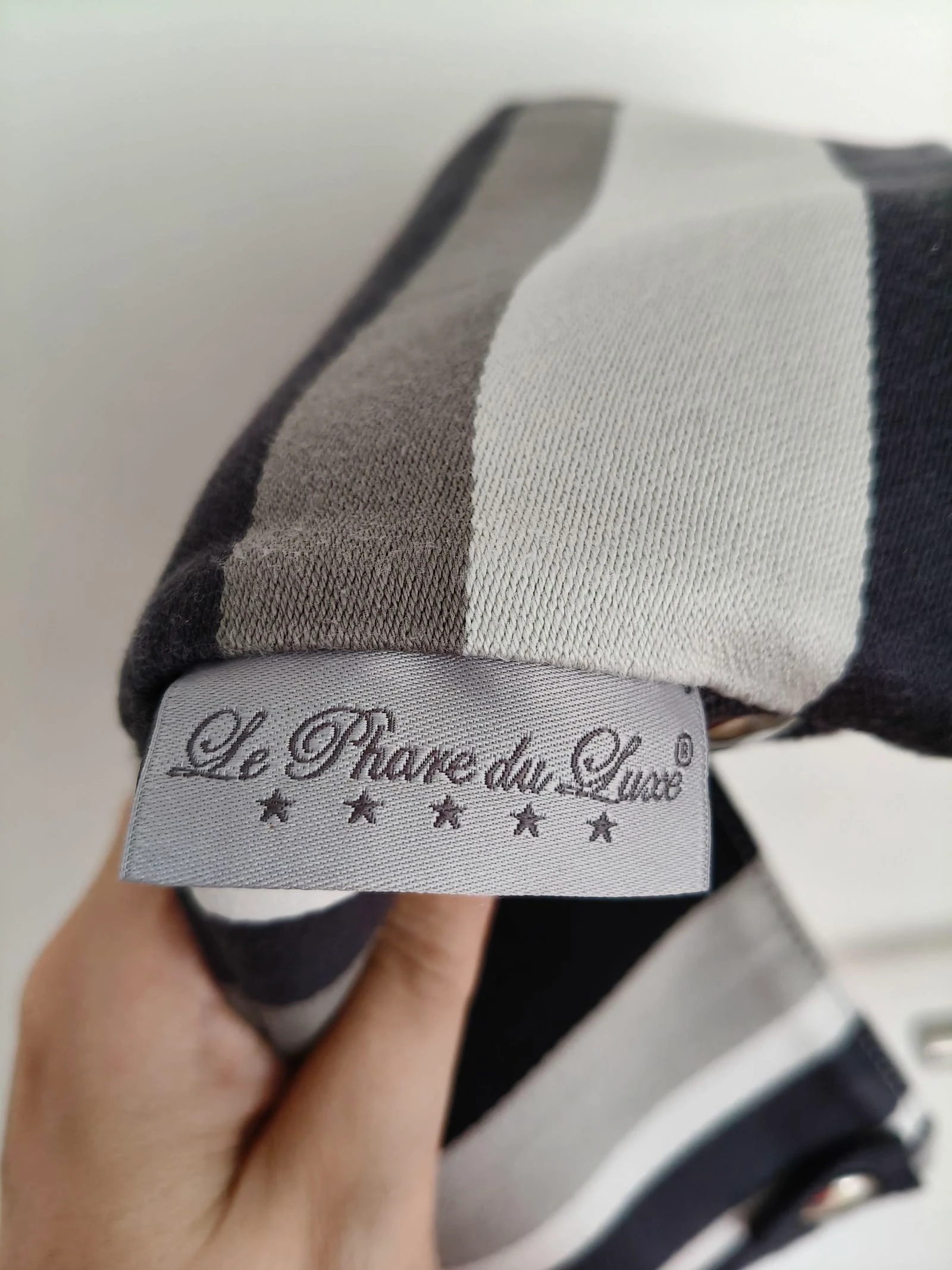 Cesto macio para armazenamento de bebê Le phare du luxe cinza – photo 4